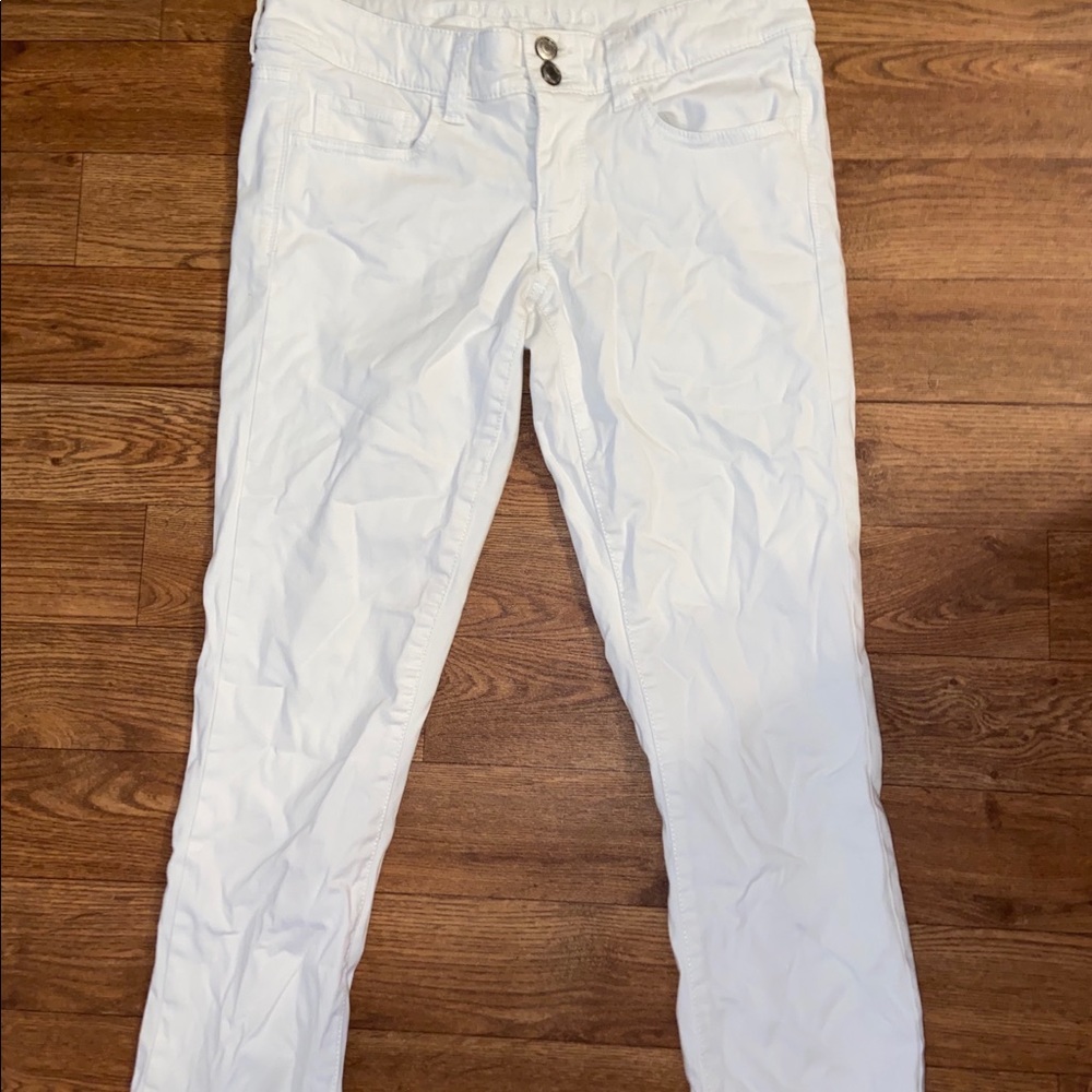 White kid jeans